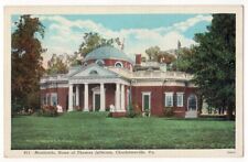 Charlottesville Virginia c1940's Historic Monticello, Thomas Jefferson Home picture