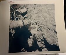 red numbered apollo-16 picture Charles M.. Duke on moon picture