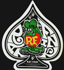 RAT FINK STICKER “SPADE FINK” 2 3/4 X 3 1/4“   UV GLOSSED VERY COOL picture