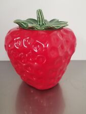 VINTAGE McCoy Strawberry Cookie Jar #263 USA picture
