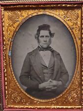 HALF PLATE DAGUERREOTYPE DISTINGUISHED MAN FROM 1840s picture