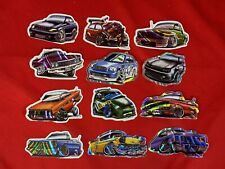 12 Vintage ca Y2k NOS Vending Machine Prismatic Stickers- FUNKY LOWRIDER HOT ROD picture
