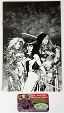 WITCHBLADE MAGDALENA VAMPIRELLA CONVERGENCE Art Adams Variant DYNAMIC FORCES COA picture