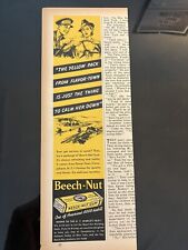 1939 Beech-Nut Gum Going To The NY World's Fair Man Woman Drive Vintage Print Ad picture
