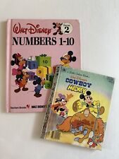Set of 2 Mickey Mouse Vintage Children’s Books picture