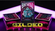 Gilded Fushia Bicycle Cybershock Playing Cards picture