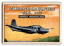 1952 Topps Wings #187 Morane-Saulnier M.S. 703 French Monoplane picture