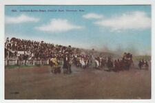 [67075] OLD POSTCARD COWBOYS RESCUE STAGE, FRONTIER PARK, CHEYENNE, WYO. picture