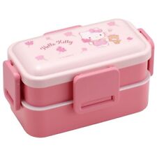 Skater Bento Box Hello Kitty Flower Wreath Sanrio 600ml Lunch Box Pink Japan New picture