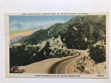 1940 Angeles Crest Mt Wilson Hwy California Postcard picture