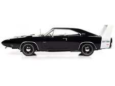 1969 Dodge Charger Daytona X9 Black with White Interior and Tail Stripe picture