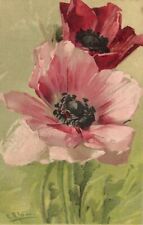 PC ARTIST SIGNED C. KLEIN FLOWERS (a48578) picture