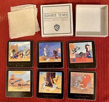 Set Of 6 1993 Looney Tunes Classic Cartoon Coasters And 2 Taz Golf Balls picture