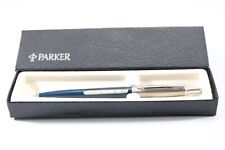 Vintage (c1970-78) Parker Advert Window Dark Blue Jotter Ballpoint Pen (Cased) picture