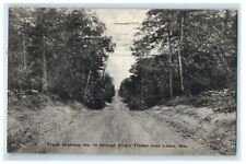1923 Trunk Highway No. 14, Laona Wisconsin WI Posted Vintage Postcard picture