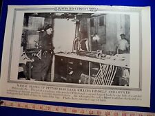 1926 Illustrated Current News Photo History Pittsburgh PA BANK Robber BOMBS picture