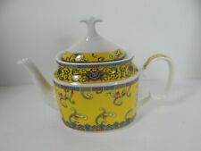 Coastline Imports Gracie China Yellow Dynasty Teapot picture