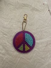 Peace Sign Diamond Keychain picture