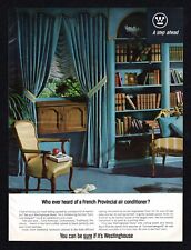 1964 Westinghouse French Provincial Air Conditioner Hardwood Cabinet Print Ad picture