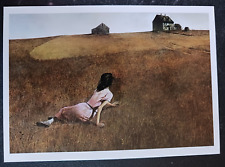 postcard art Andrew Wyeth Christina’s World  painting MOMA unposted picture
