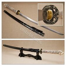Hand Forged Functional Highlander Katana Sword By Musashi Sharp Blade +Stand picture