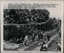 1948 Press Photo Pennsylvania Freight Train Derailed at Dunreith, IN - nea20276 picture