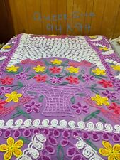 vintage chenille bedspread queen Cutter picture