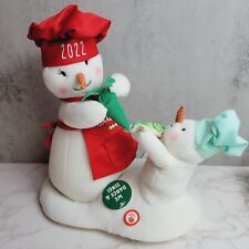 2022 Hallmark  Can't Wait for Cookies Snowman Singing Plush - Working  picture
