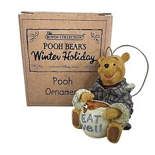 Disney Winnie The Pooh Ornament By Boyd’s Collection Bears Winter Holiday Xmas picture