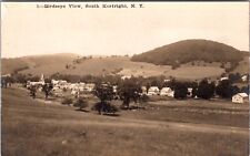 Real Photo Postcard Birds Eye View of South Kortright, New York picture