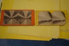 1910's Stereoscope 3-D Antique View Cards Railroad Depots