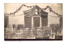 RPPC USA AMERICAN FLAG NORWAY NORWEGIAN FLAG Real Photo Postcard vintage antique picture