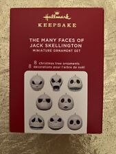 NEW 2020 Hallmark Keepsake Many Faces of Jack Skellington 8 Mini Ornaments Set picture