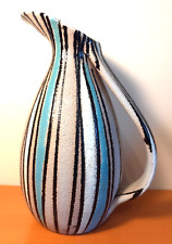 Mid Century Fratelli Fanciullacci Striped Jug for Ebeling Reuss picture