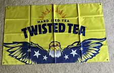 NEW Large Twisted Tea Flag EAGLE Americana Beer Man Cave Tail Gate 5ft X 3ft WOW picture
