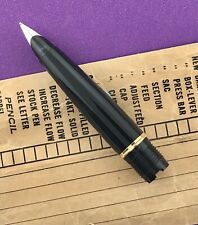 Parker 45 Black New Old Stock Shell Complete With Medium Nib ~~ Ready To Use picture