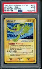 2007 Pokemon Jolteon Gold Star Ex Power Keepers Holo #101 PSA 9 MINT picture
