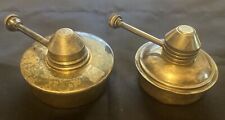 2 - Antique Vintage SilverPlate Silver Plate Oil Burner Jewelers Lamps  picture