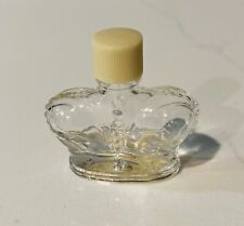 Vintage 1950s Prince Matchabelli Crown Jewel Glass Perfume Bottle Sample 1/8 Oz picture