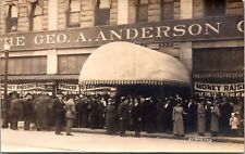 Harvey Real Photo Postcard The Geo A. Anderson Money Raising Sale Ontario Canada picture