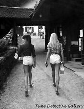 Rear View of Jane Birkin and Brigitte Bardot - Celebrity Photo Print picture