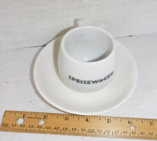 Vintage 1940s Speisewagen Cup and Saucer German Dining Restaurant Car picture