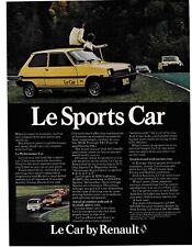 1978 Le Sports car Renault Print Ad from Original Playboy Magazine  picture