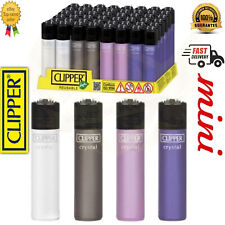 4 x Clipper Lighters CRYSTAL #6 Design Mini Size Refilable - Full Set picture