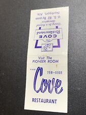 Vintage Bobtail Matchbook: “Cove Restaurant” Northport, Alabama picture