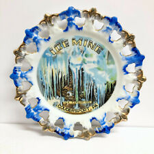 Vintage Ice Mine Coudersport PA Pennsylvania Collector's Plate 1960's Made Japan picture