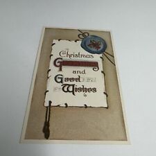 Christmas Greetings and Good Wishes, Vintage Postcard picture