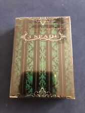 EMERALD GREEN ARTIFICE PLAYING CARDS ANGLE Z REFILL DECK BY ELLUSIONIST picture