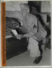 1941 Press Photo Sgt John Westervelt is the Oldest Soldier in the U.S. Army picture