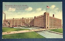 Postcard Chicago Illinois Montgomery Ward Co Complex North Branch Chicago River picture